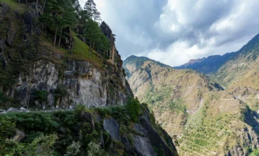 view of hills in Sangla
