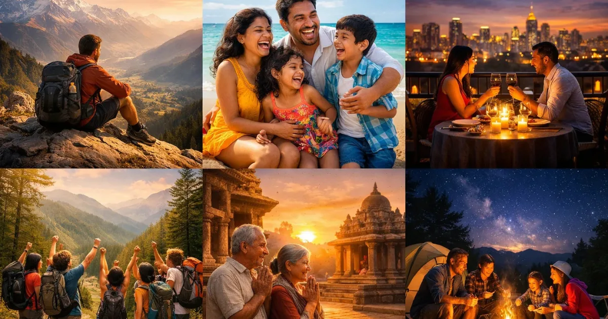 Choose your trip type and book it right away with WanderOnClick