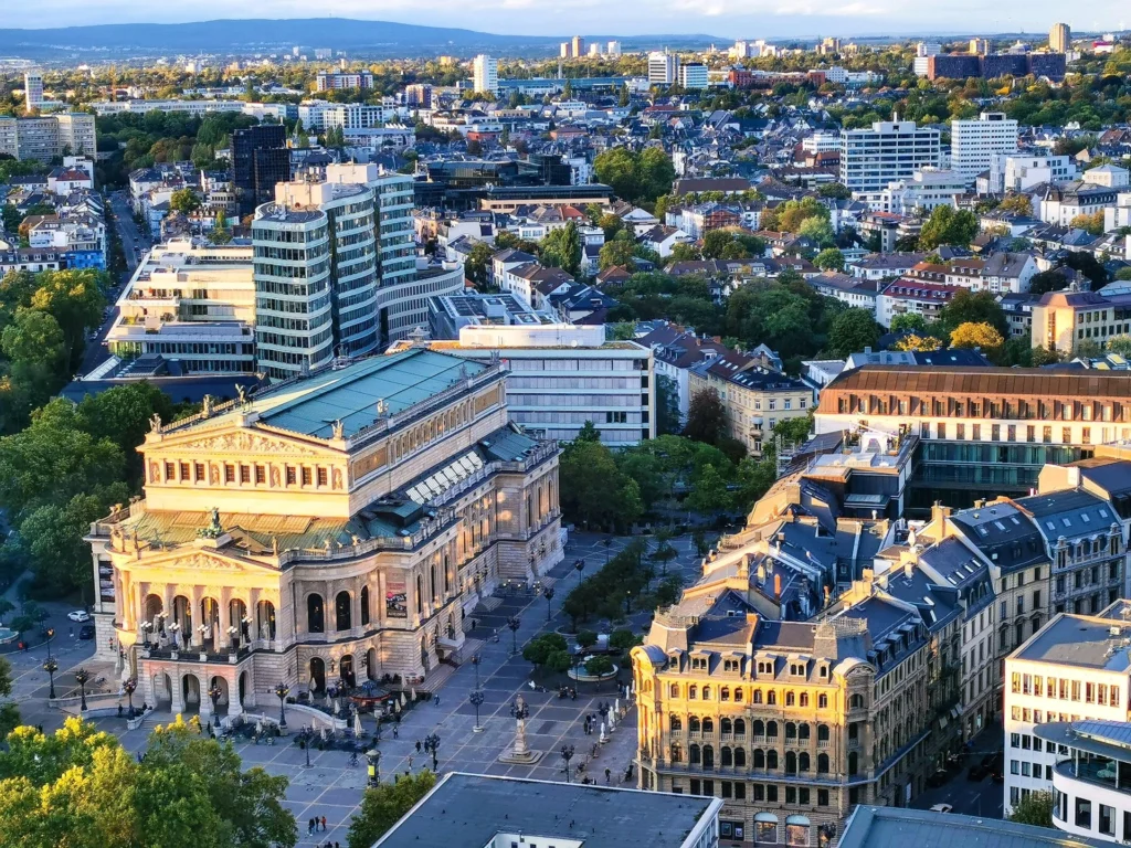 Travel to Frankfurt with WanderOnClick
