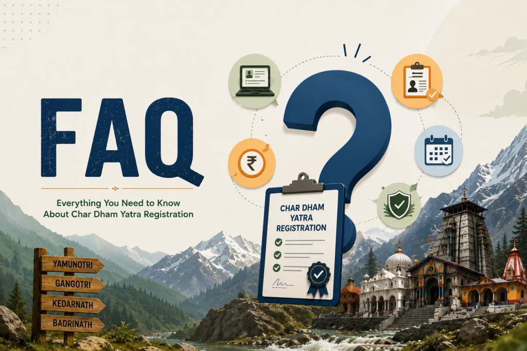 FAQs related to Char Dham Yatra Registration